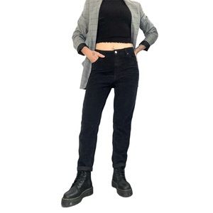 BDG Urban Outfitters Black Corduroy Mom Pants • Sz 28